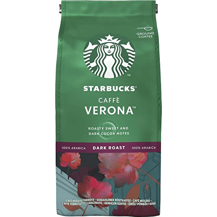 Starbucks  Cafe Verona Dark Roast Ground Filtre Kahve 200 g